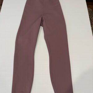 NWT Lululemon tight Glow Up HR Crop 23" size 6 Lavender Lux color